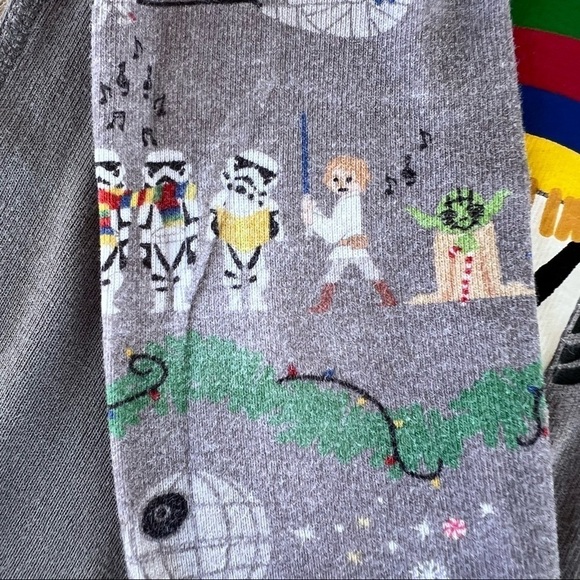 Hanna Andersson Star Wars Storm Trooper Pajama Set Size 8 Christmas Holiday - Picture 6 of 7